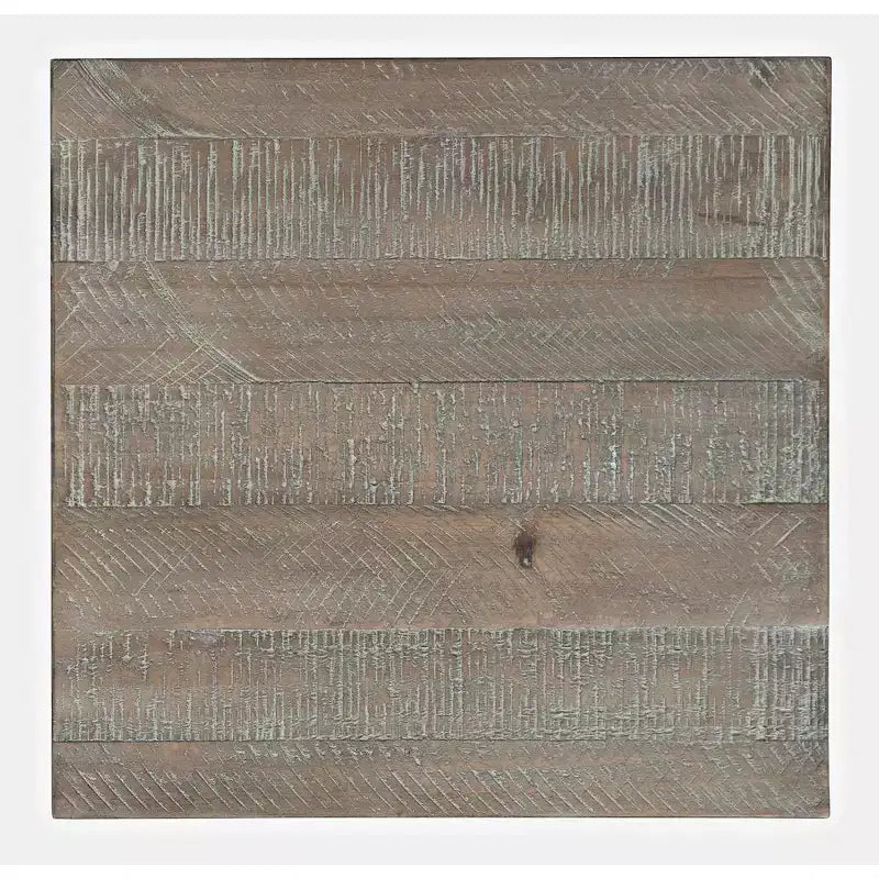 Table de chevet de ferme en bois massif vieilli