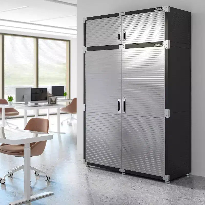 Armoire supérieure empilable extra-large en acier 60''x24''x18.5''