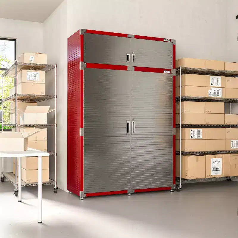 Armoire supérieure empilable extra-large en acier 60''x24''x18.5''