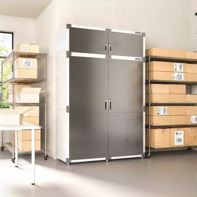 Armoire supérieure empilable extra-large en acier 60''x24''x18.5''