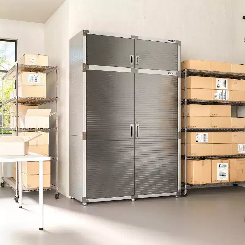 Armoire supérieure empilable extra-large en acier 60''x24''x18.5''