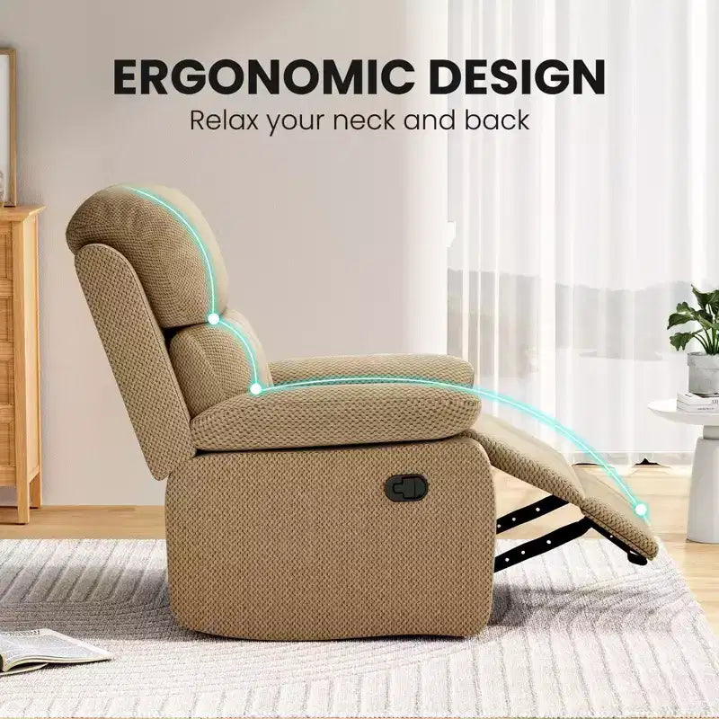 Petit fauteuil relax rembourré pour adultes