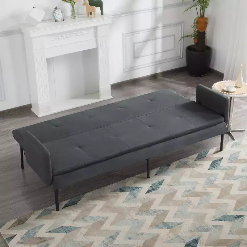 Canapé-lit futon convertible avec dossier réglable sur 5 positions 190 cm