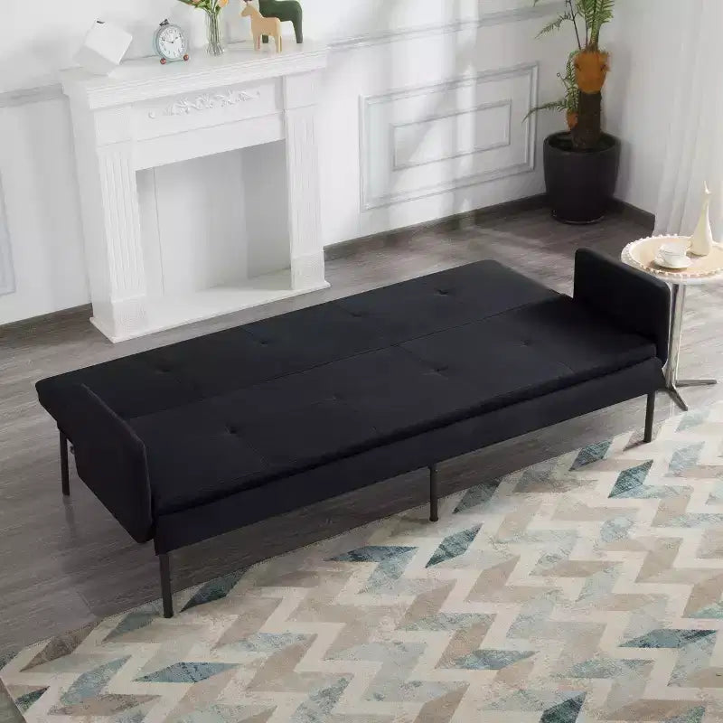 Canapé-lit futon convertible avec dossier réglable sur 5 positions 190 cm