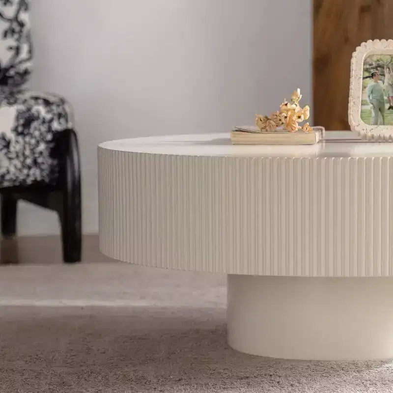 Meuble de rangement autoportant en MDF avec portes vitrées 127,99 cm