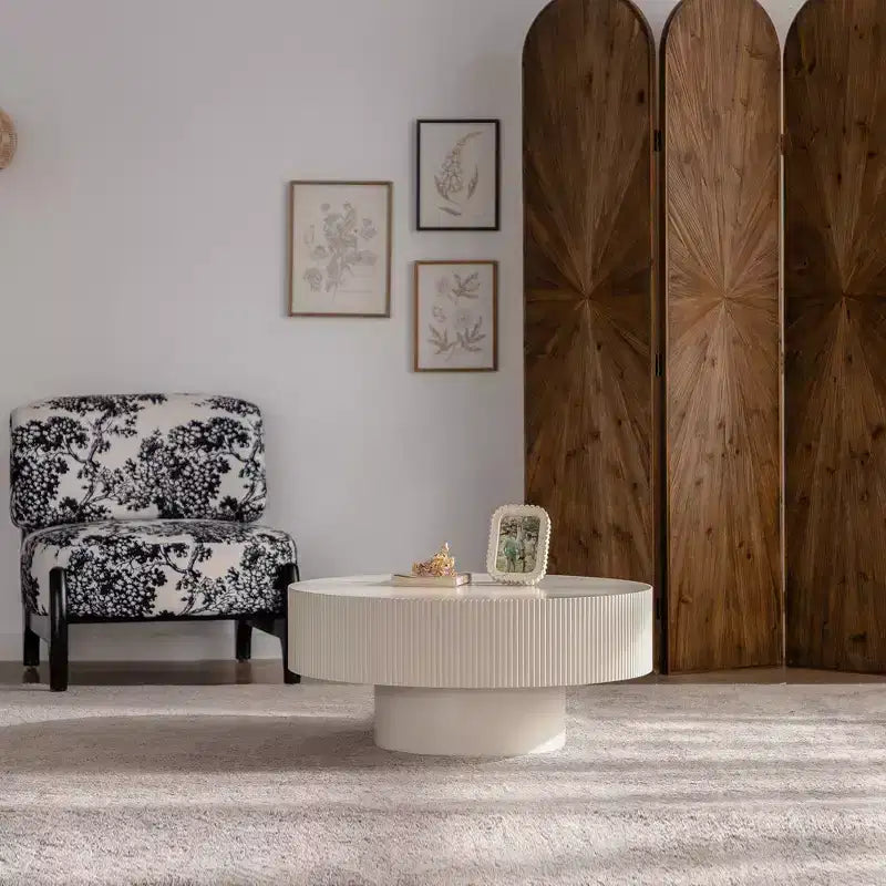 Meuble de rangement autoportant en MDF avec portes vitrées 127,99 cm