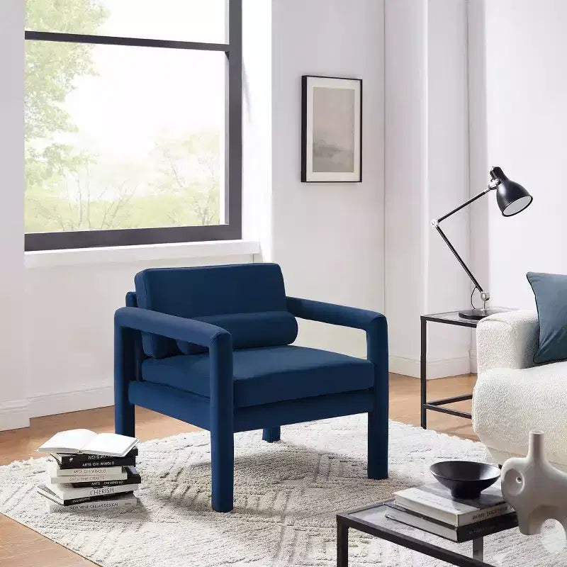 Table de chevet MDF avec tiroir et étagères à 2 niveaux 23,4 po