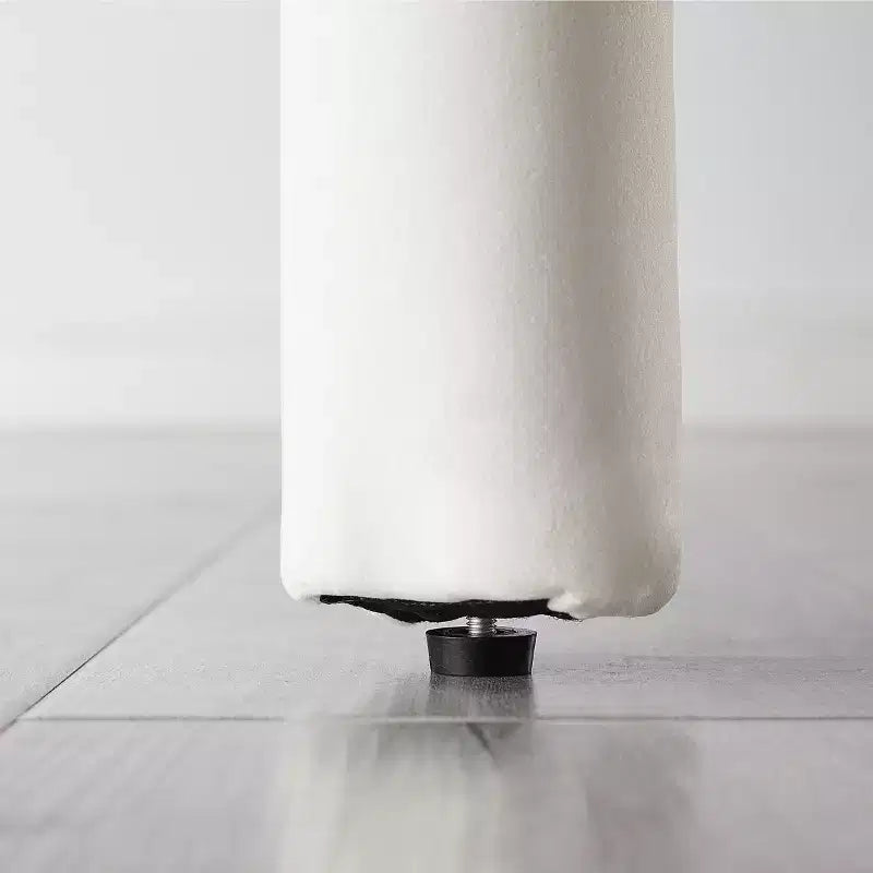 Table de chevet MDF avec tiroir et étagères à 2 niveaux 23,4 po