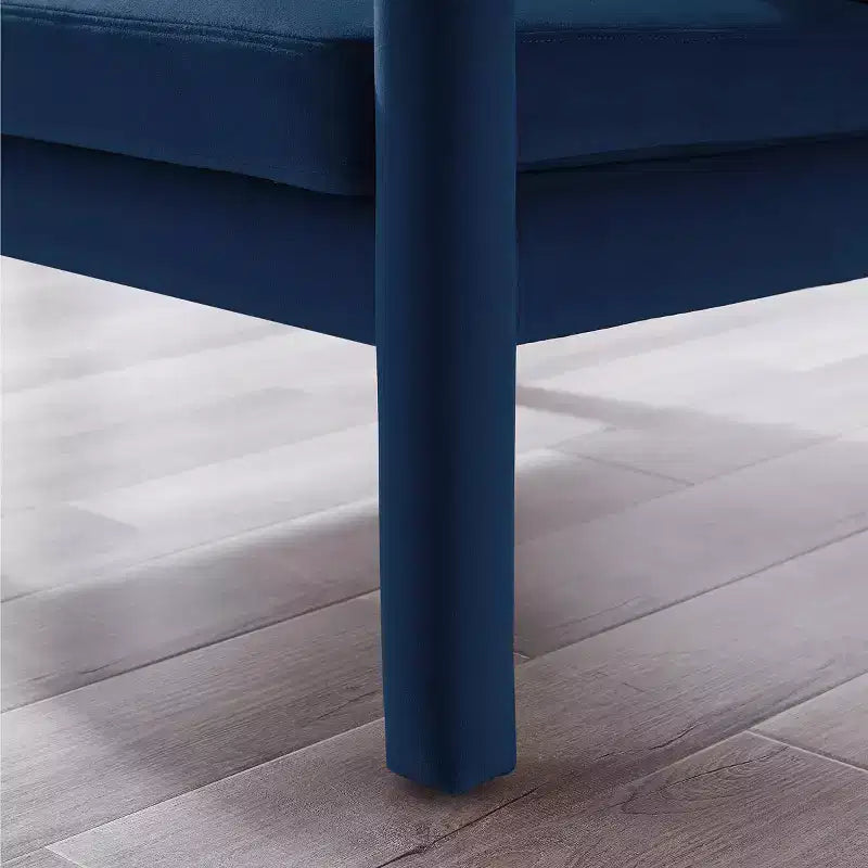 Table de chevet MDF avec tiroir et étagères à 2 niveaux 23,4 po
