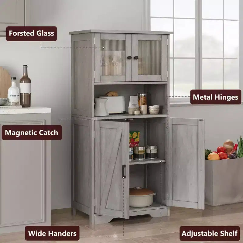 Meuble de rangement pour chaussures en bois avec 3 portes de grange 111 cm