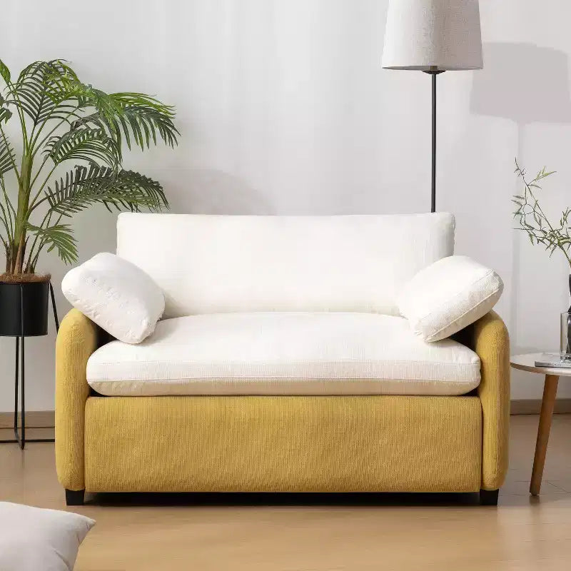 Fauteuil de canapé surdimensionné en chenille de coton 50''x43''