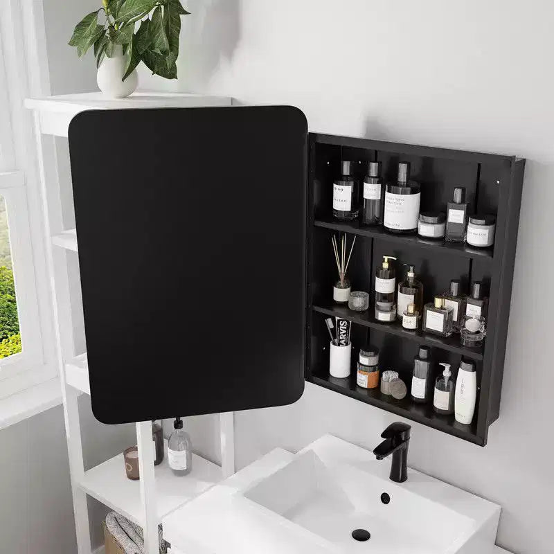 Armoire à pharmacie encastrée en acier inoxydable avec miroir 28''x20''