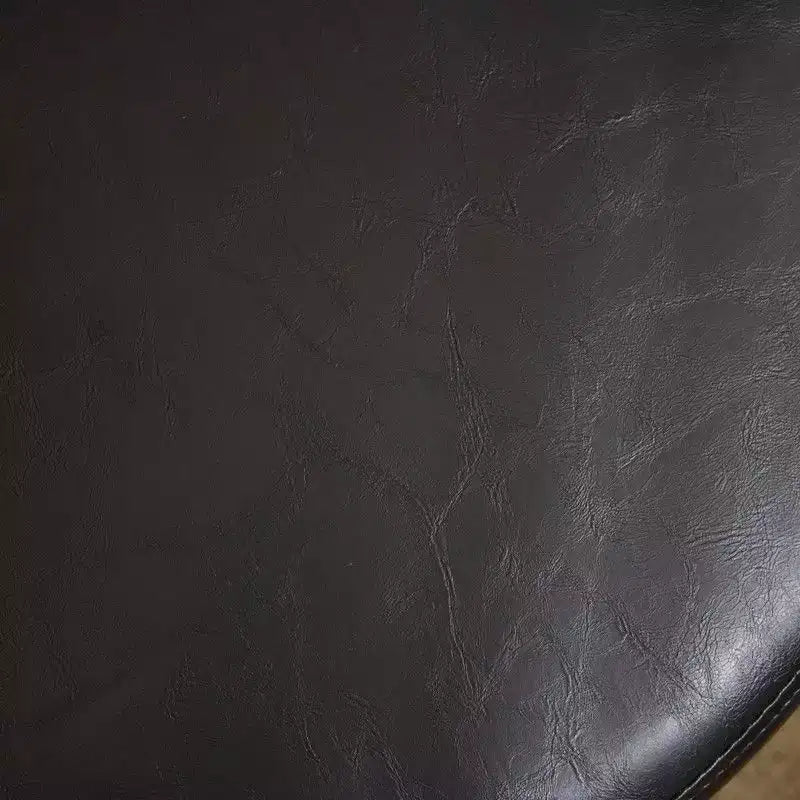 Fauteuil de bureau pivotant en bois et tissu avec dossier en anneau