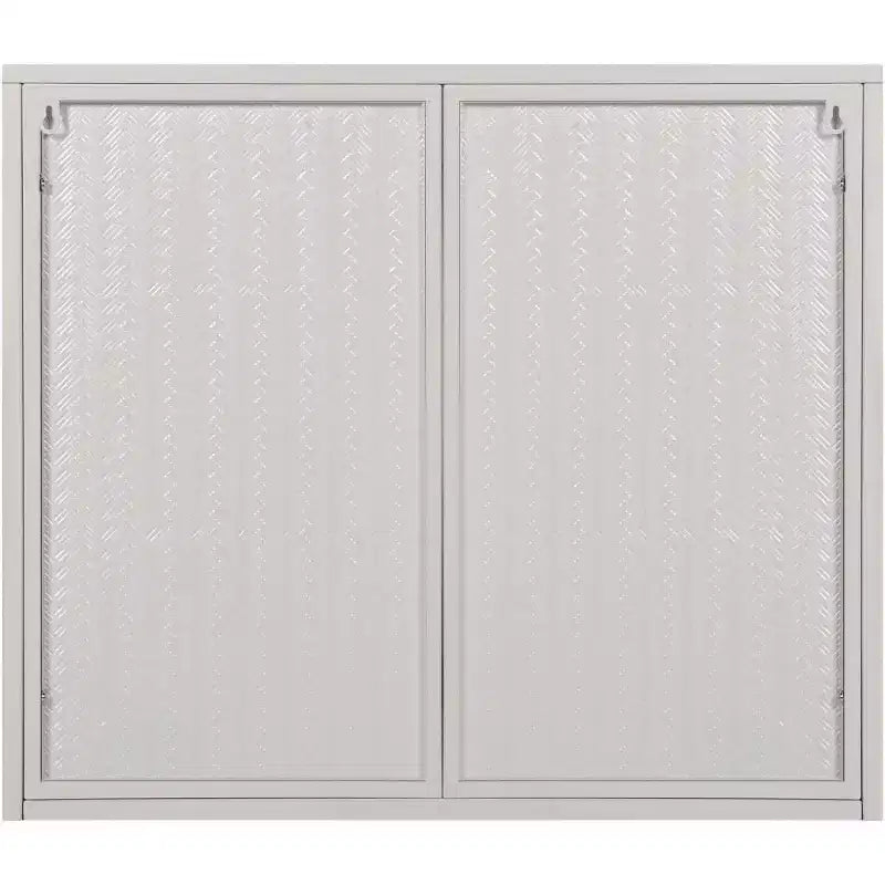 Armoire murale en fer et verre trempé à 3 niveaux, 69,9 cm