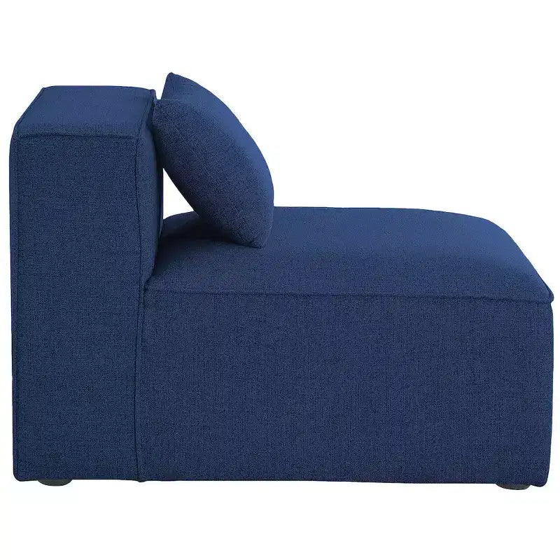 Fauteuil d'appoint sans accoudoirs en polyester de 91 cm