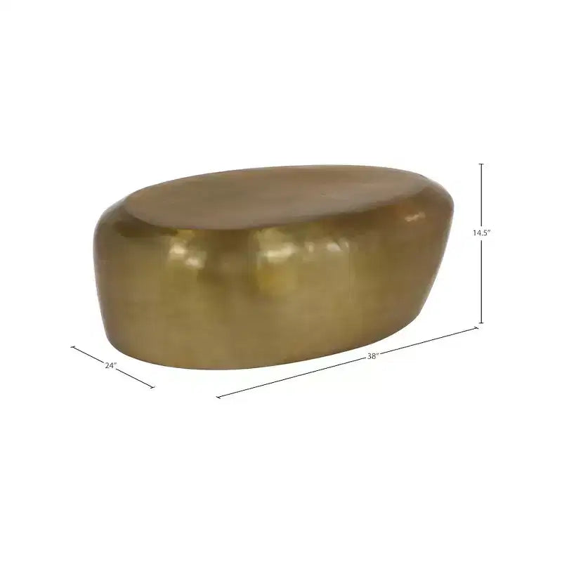 Table basse en aluminium 96,5 cm