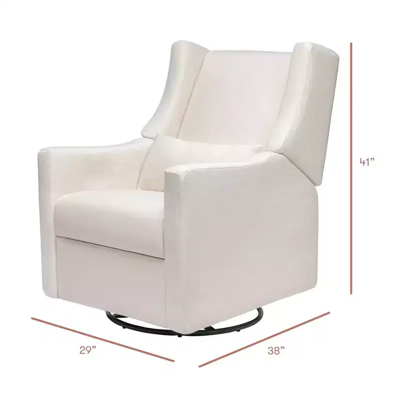 Fauteuil inclinable pivotant et coulissant en polyester 104 cm