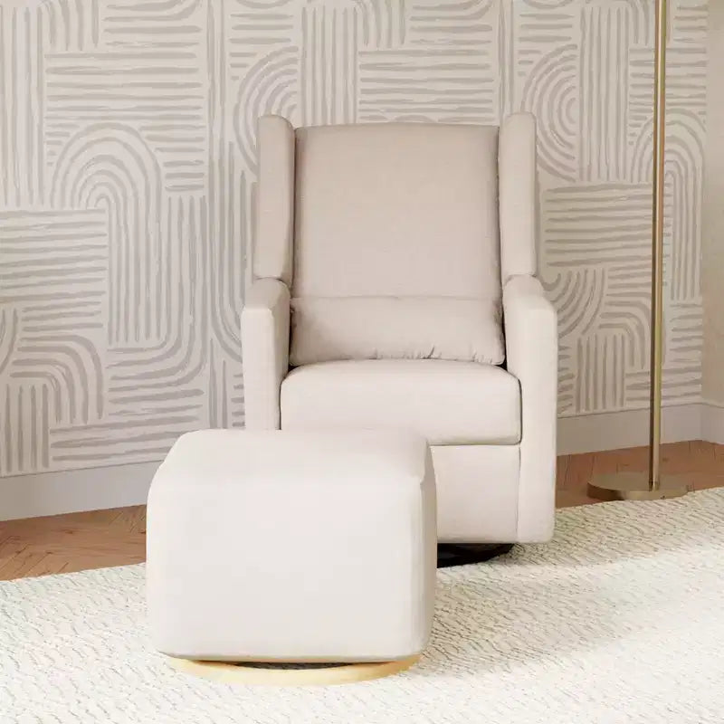 Fauteuil inclinable pivotant et coulissant en polyester 104 cm