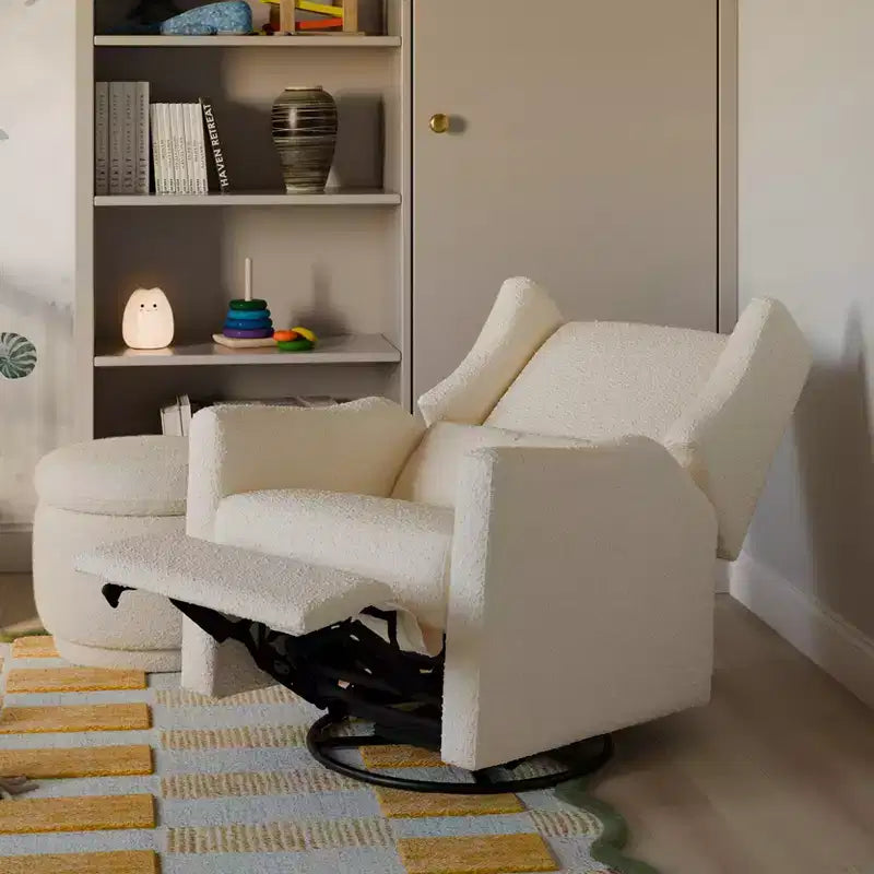 Fauteuil inclinable pivotant et coulissant en polyester 104 cm