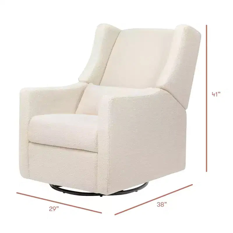Fauteuil inclinable pivotant et coulissant en polyester 104 cm