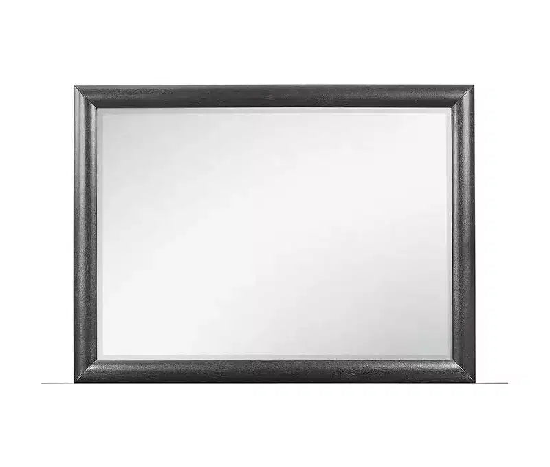 Miroir de chambre rectangulaire encadré en bois 60"x24"