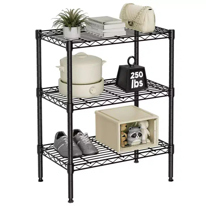Étagère de rangement en fil métallique de 175,8 cm avec 5 tablettes ajustables