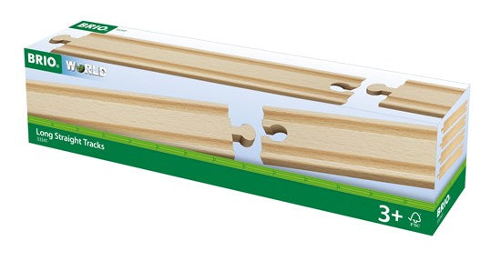 Brio Long Straight Tracks for Railway 33341