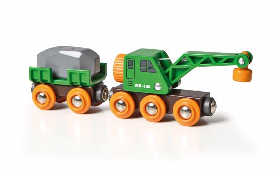Brio Clever Crane Wagon 33698