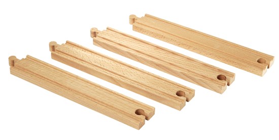 Brio Long Straight Tracks for Railway 33341