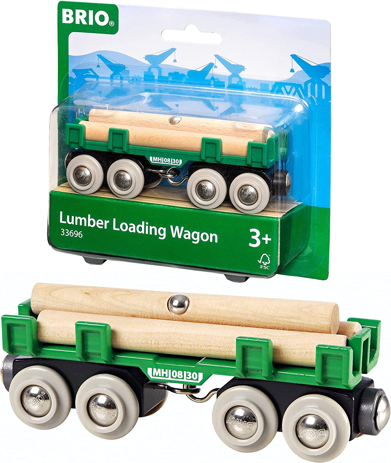 Brio Lumber Loading Wagon 33696