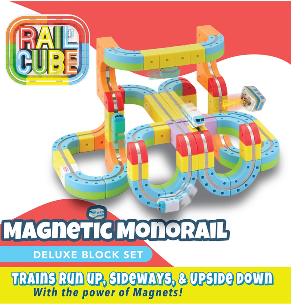 RailCube Magnetic Monorail Deluxe Set