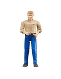 Bruder® Man - Light Skin, Blue Jeans