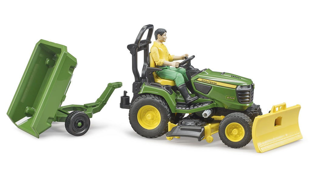 Bruder® John Deere Lawn Tractor with Trailer